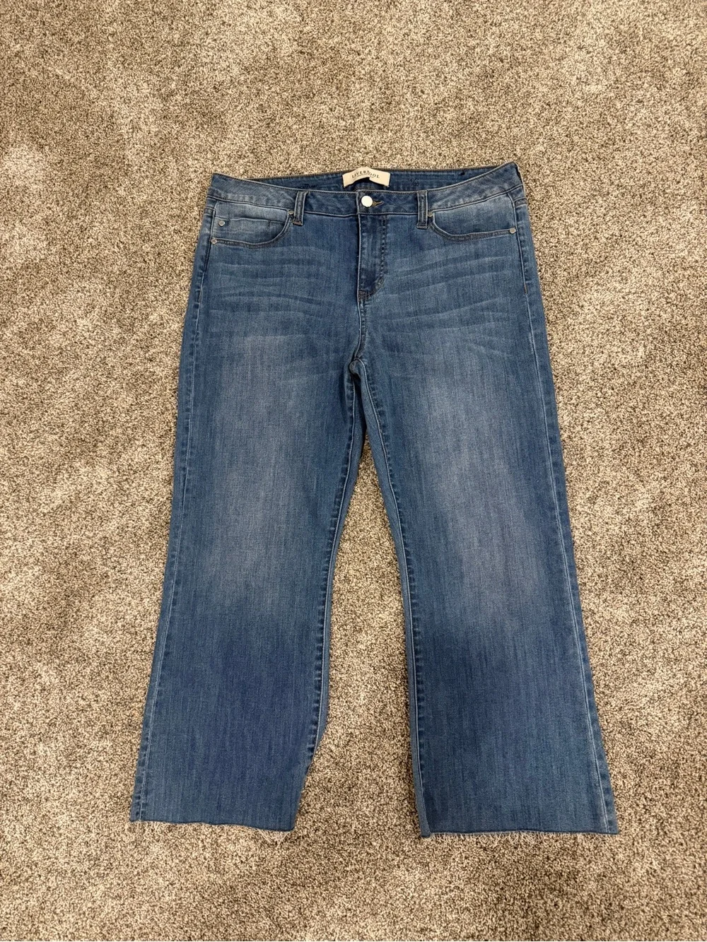Liverpool High-Rise Ankle Jeans in Medium Blue Wash